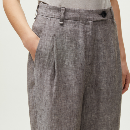 Balder Pant Linen, Brown