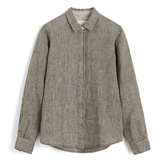 Carol Shirt Linen, Brown