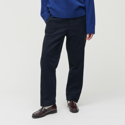 Coco Pant Corduroy, Black Navy