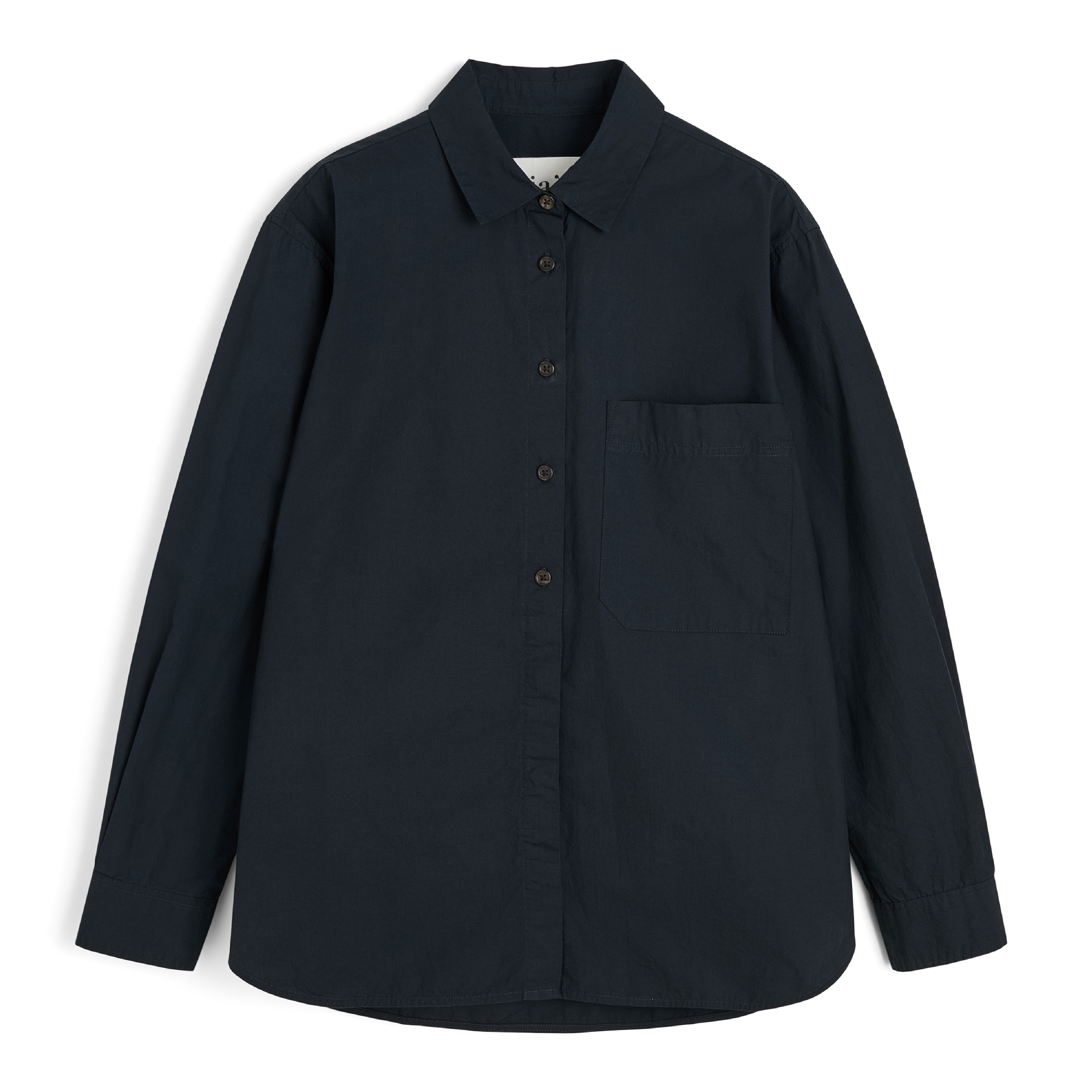 Lynette Shirt Dark Horn, Black Navy