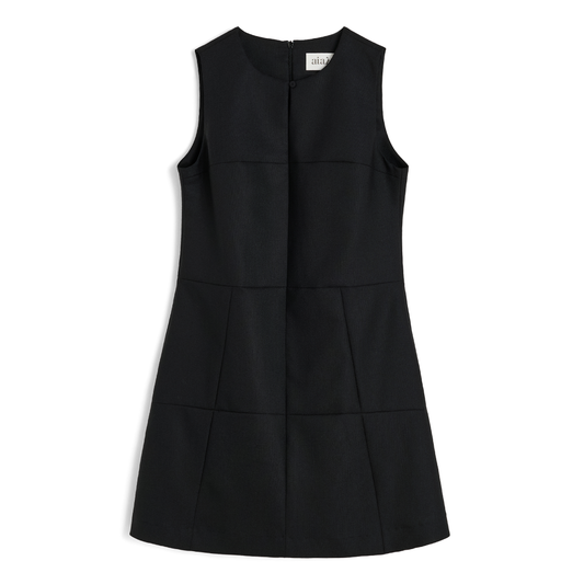 Martha Dress Wool Mini, Black