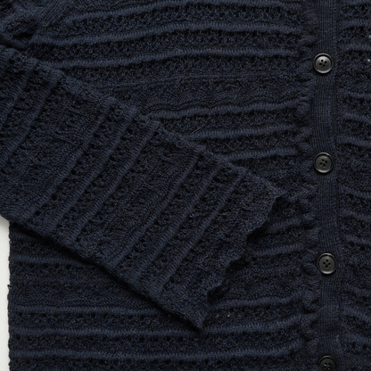 Mateo Cardigan, Black Navy