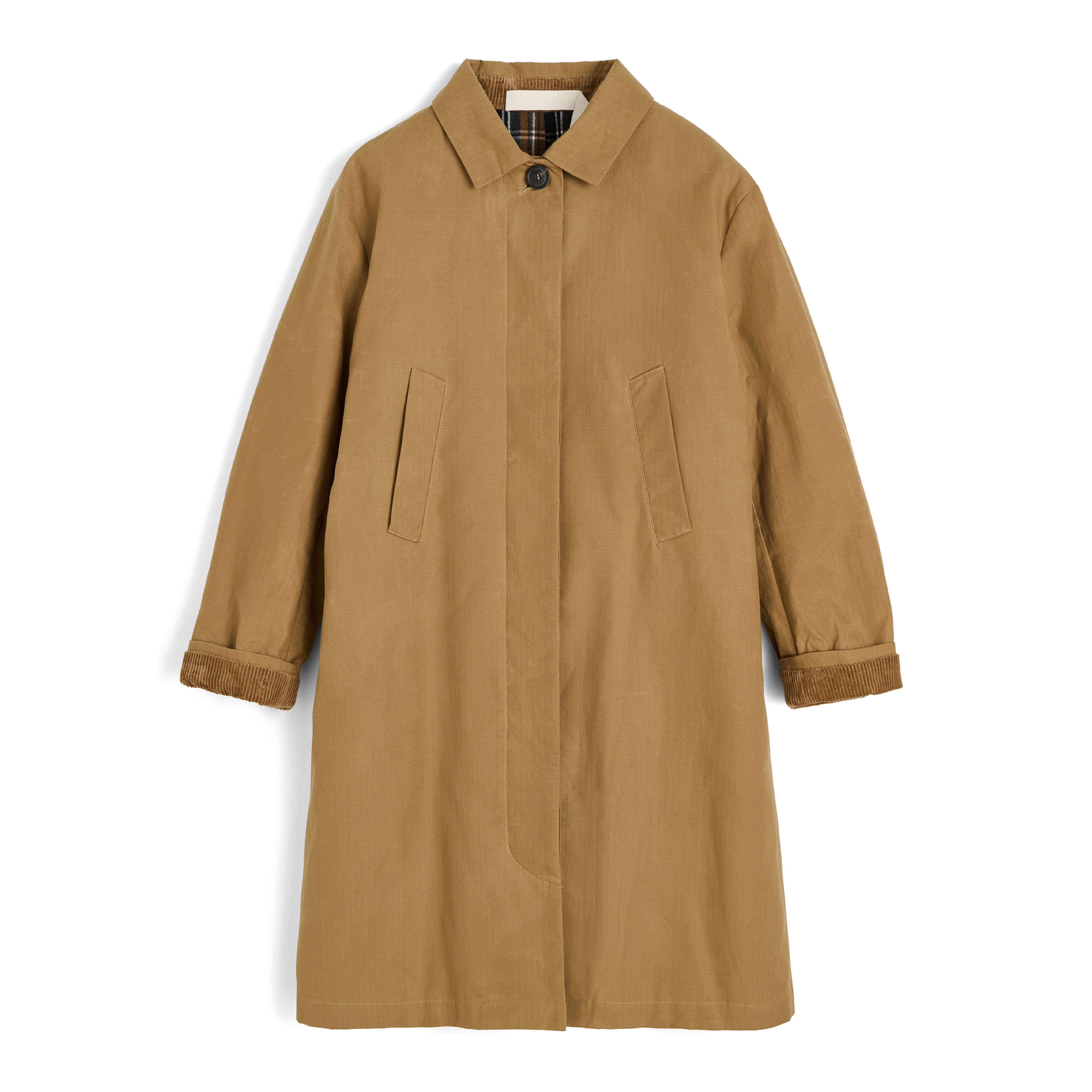 Noor Coat Ripstop, Warm Khaki