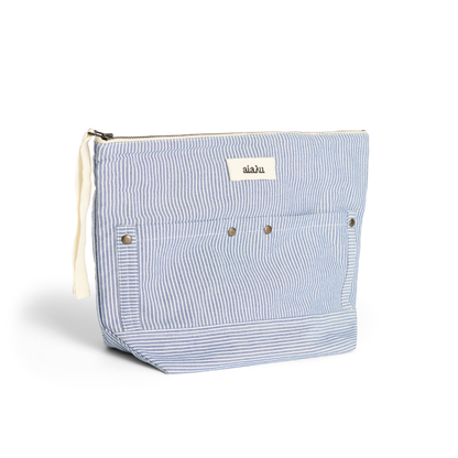 Pouch Pocket Striped, Mix Blue Boy