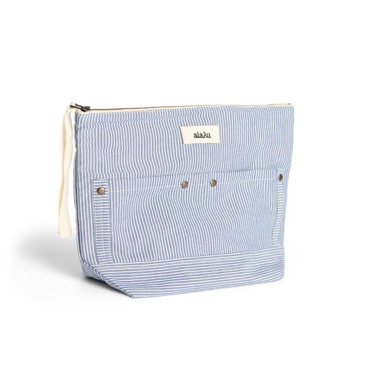 Pouch Pocket Striped, Mix Blue Boy