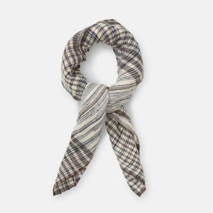 Electric Scarf, Mix White (65x65) 