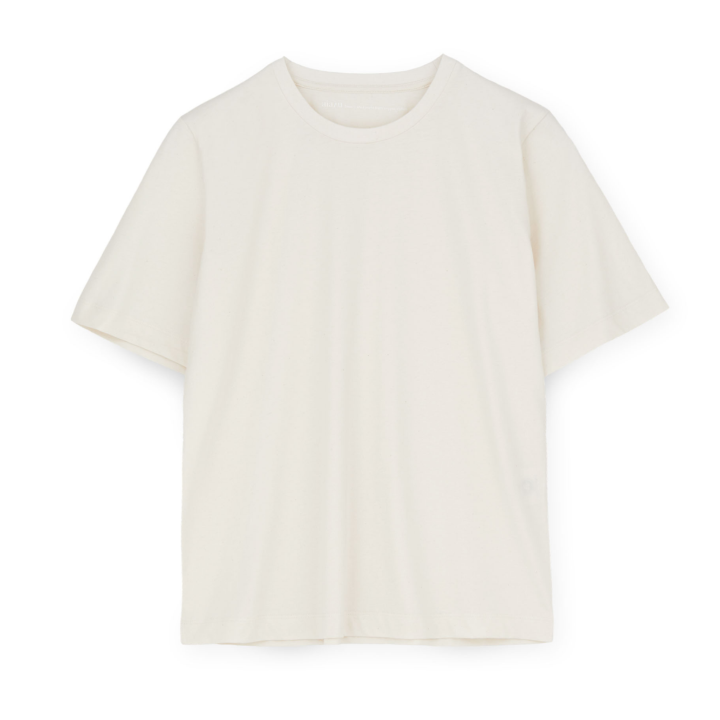 Short Sleeve Two Pack T-Shirts, White & Undyed