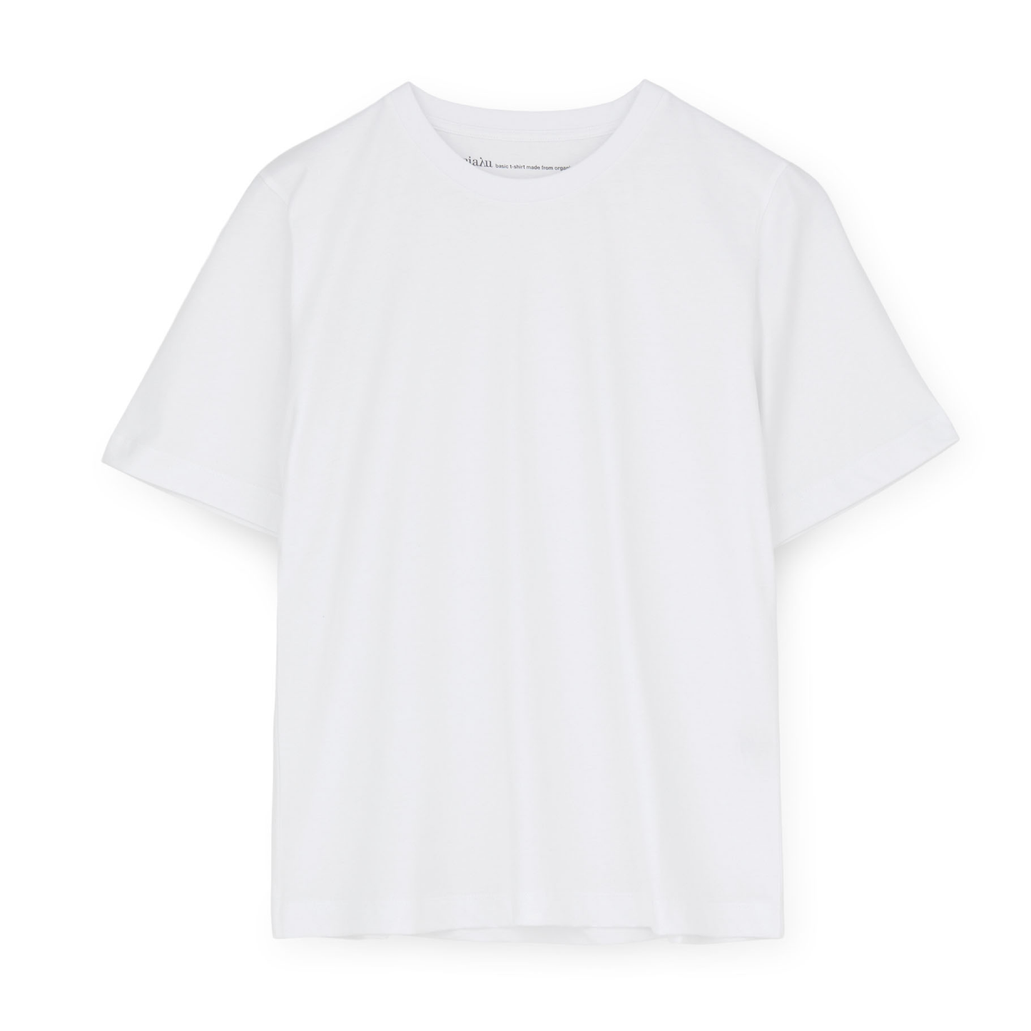 Short Sleeve Two Pack T-Shirts, White & Undyed