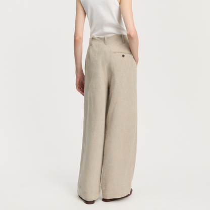 Willy Pant Heavy Linen, Pure Natural