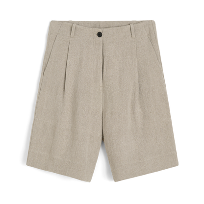 Willy Shorts Heavy Linen, Pure Natural
