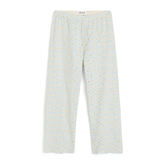 Ava Pant Embroidery, Blue Eyes