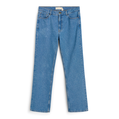 Cooper Highwaist Straight Jeans, Clear Blue