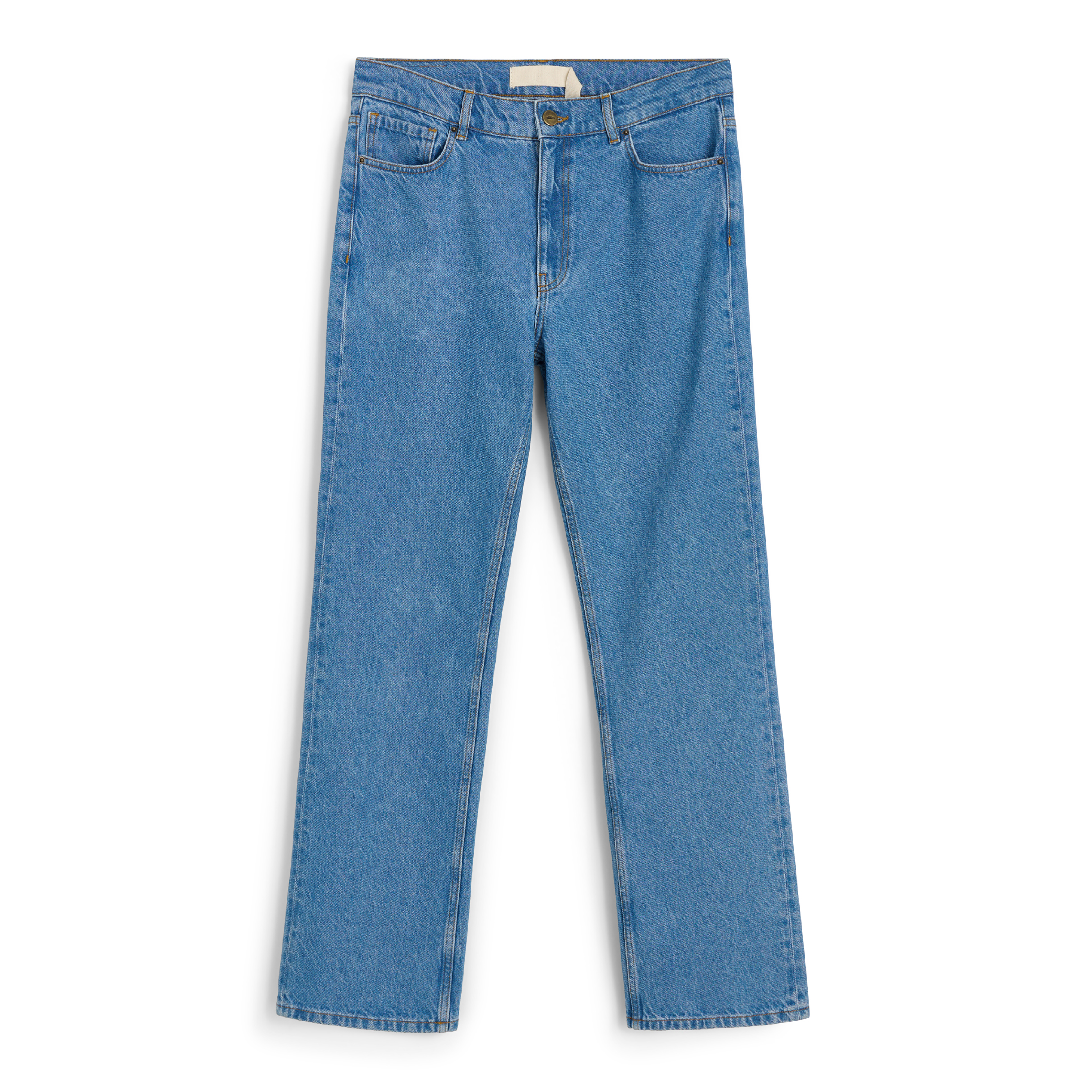Cooper Highwaist Straight Jeans, Clear Blue