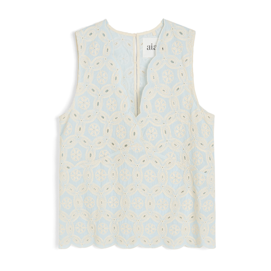 Himani Top Embroidery, Blue Eyes