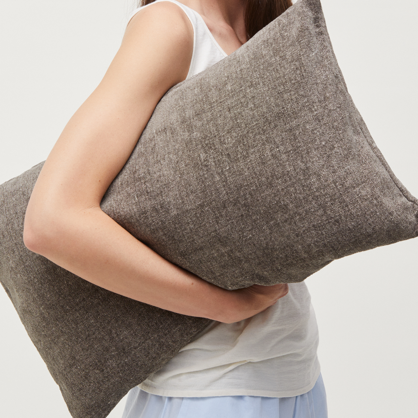 Pillow Cotton Linen, Earth (40x60)