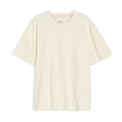 Lui Circular Tee, Pure Ecru