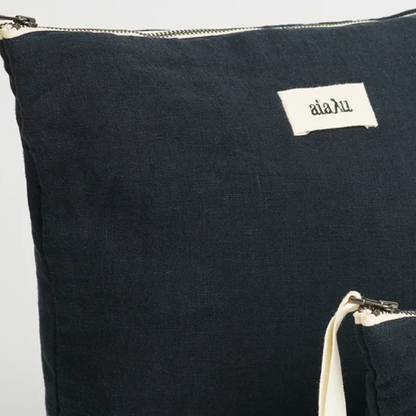 Pouch Linen, Navy