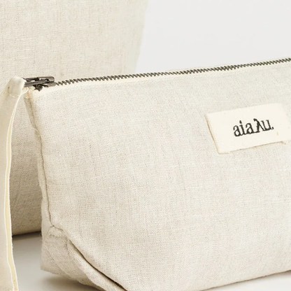 Pouch Linen Mini, Pure Nature