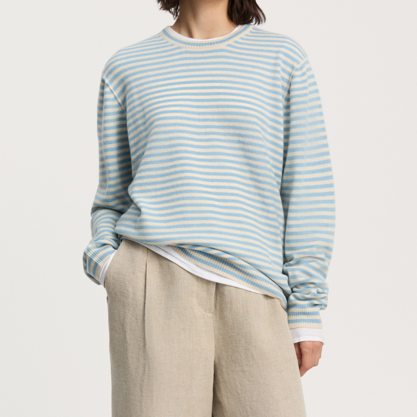 Leonardo II Cashmere Strik, Mix Opal Blue