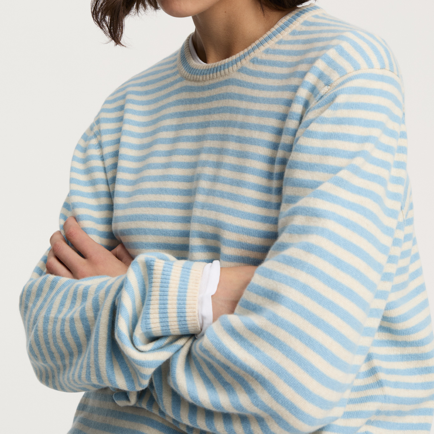 Leonardo II Cashmere Strik, Mix Opal Blue