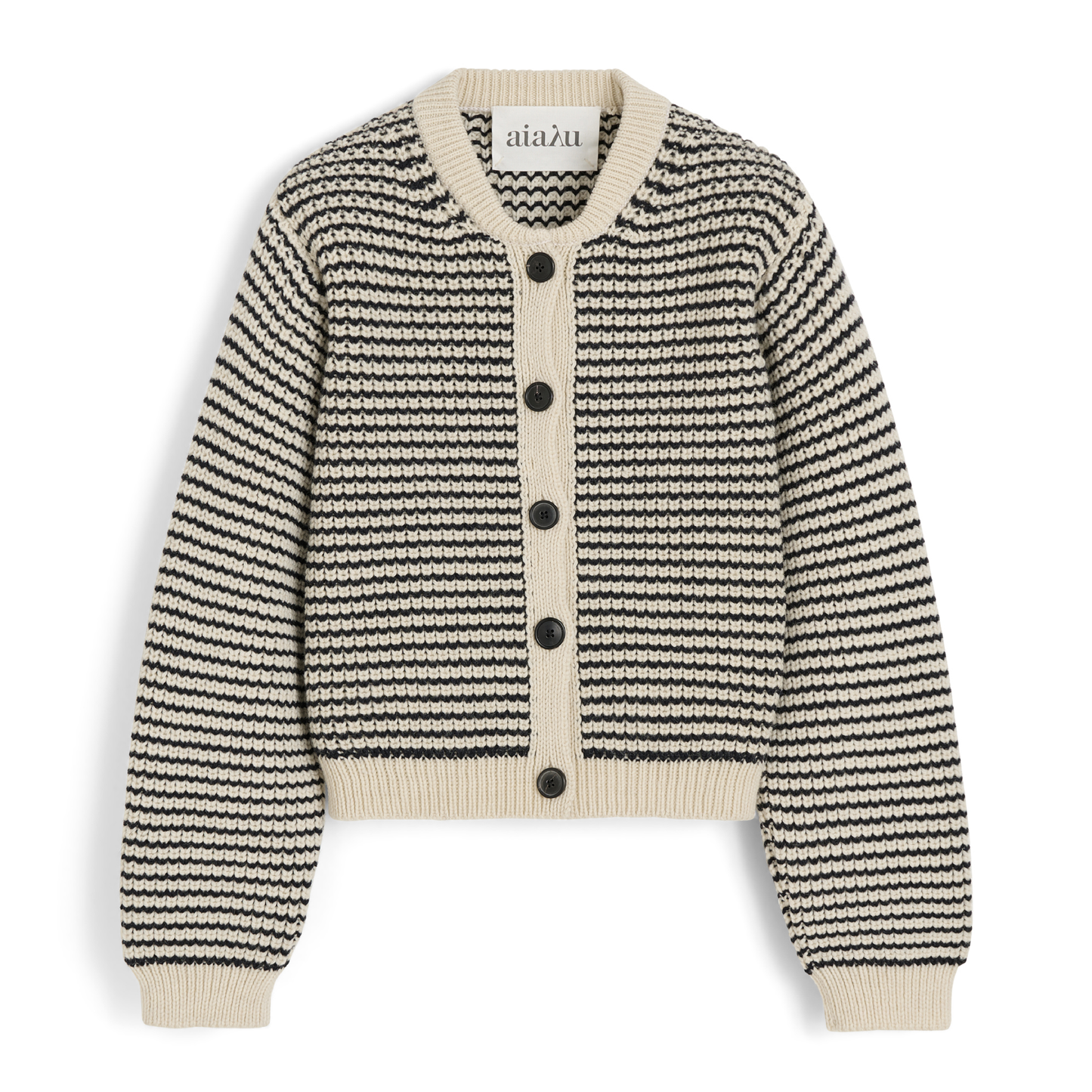 Shiva Cardigan, Mix Black Navy