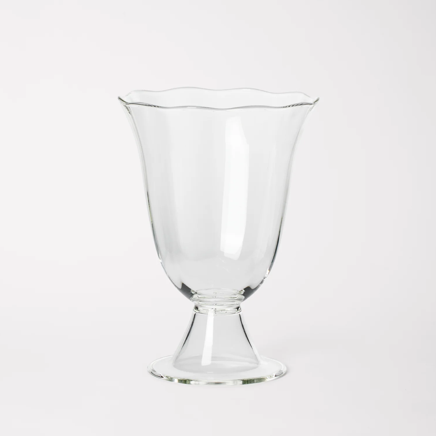 Alban Poppy Vase, Crystal Clear