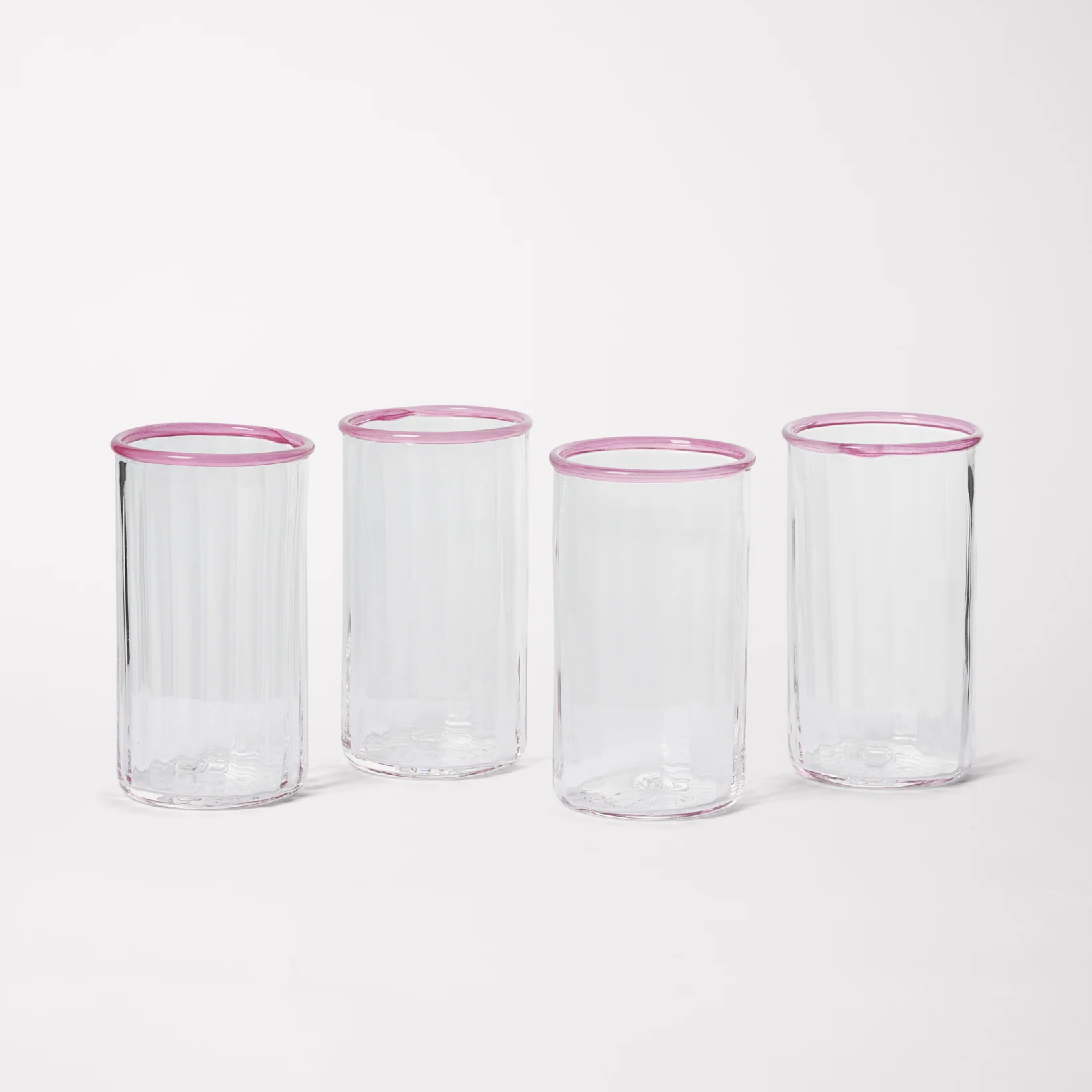 Peter Large Glass, Rose (Sæt á 4)
