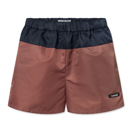 Alessio 2 Tone Shorts, Old Rose/Totale Eclipse
