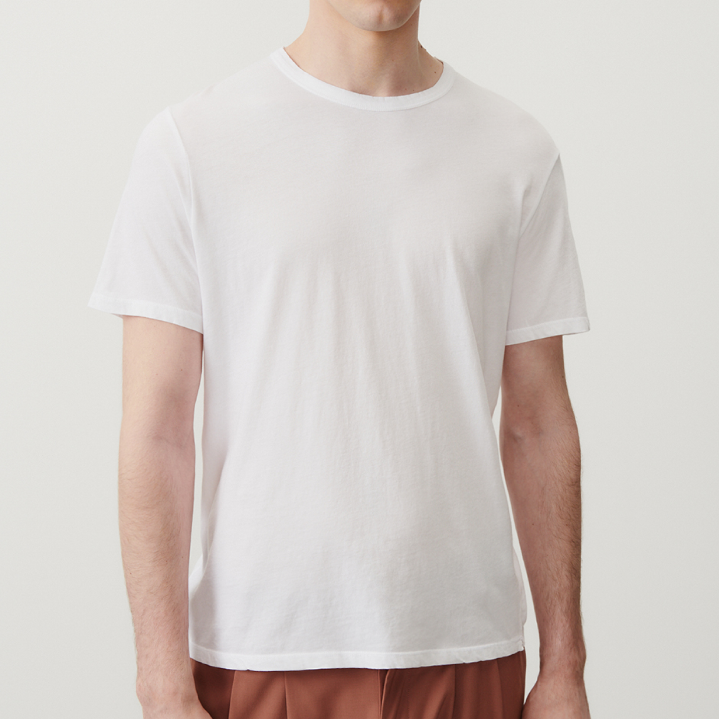 Decatur Men T-Shirt, Blanc