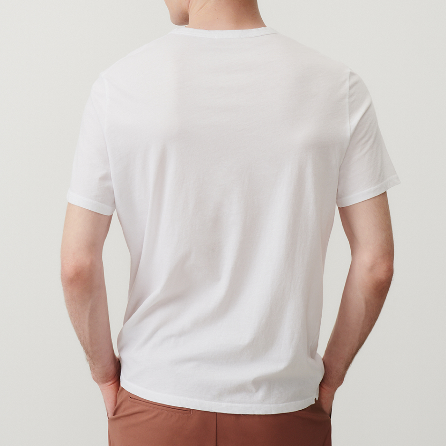 Decatur Men T-Shirt, Blanc