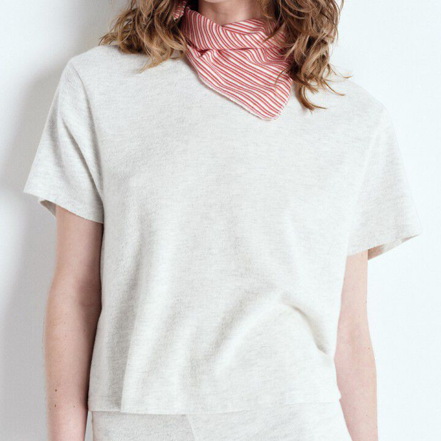 Ypawood T-Shirt, Lysegrå