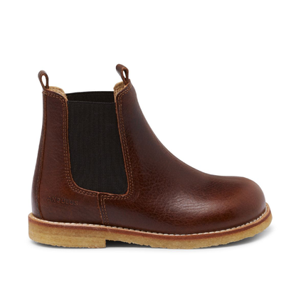 Classic Chelsea Boot With Elastic, Medium Brown 