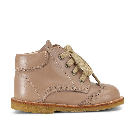 Classic Beginner Shoe With Lace, Dusty Make-up 