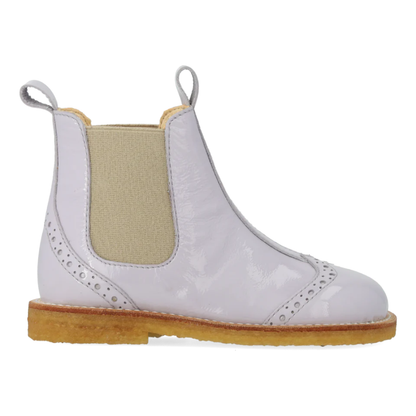 Chelsea Støvle, Lilac/Beige