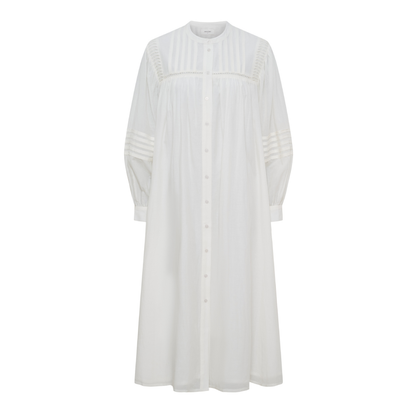 Dew ls Shirt Dress, White Sand