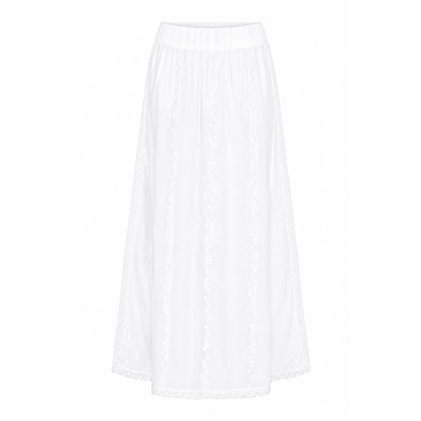 Solea Maxi Skirt, White Sand