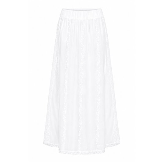 Solea Maxi Skirt, White Sand