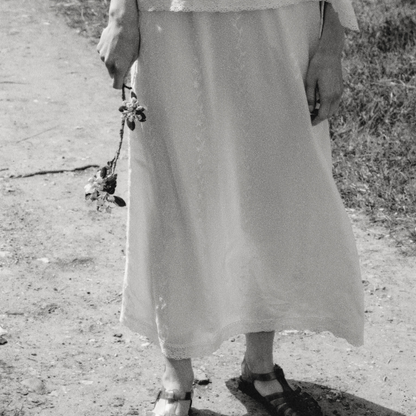 Solea Maxi Skirt, White Sand
