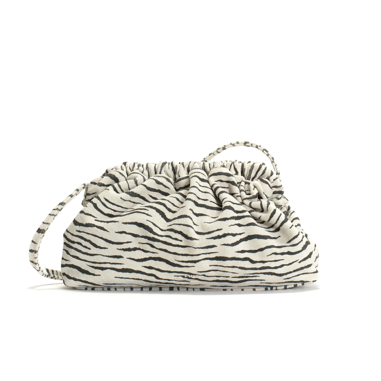 Hally Petite Cloud Bag Calf Suede, Zebra