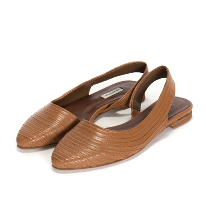 Carla 10 Sandaler Shiny Lamb, Caramel