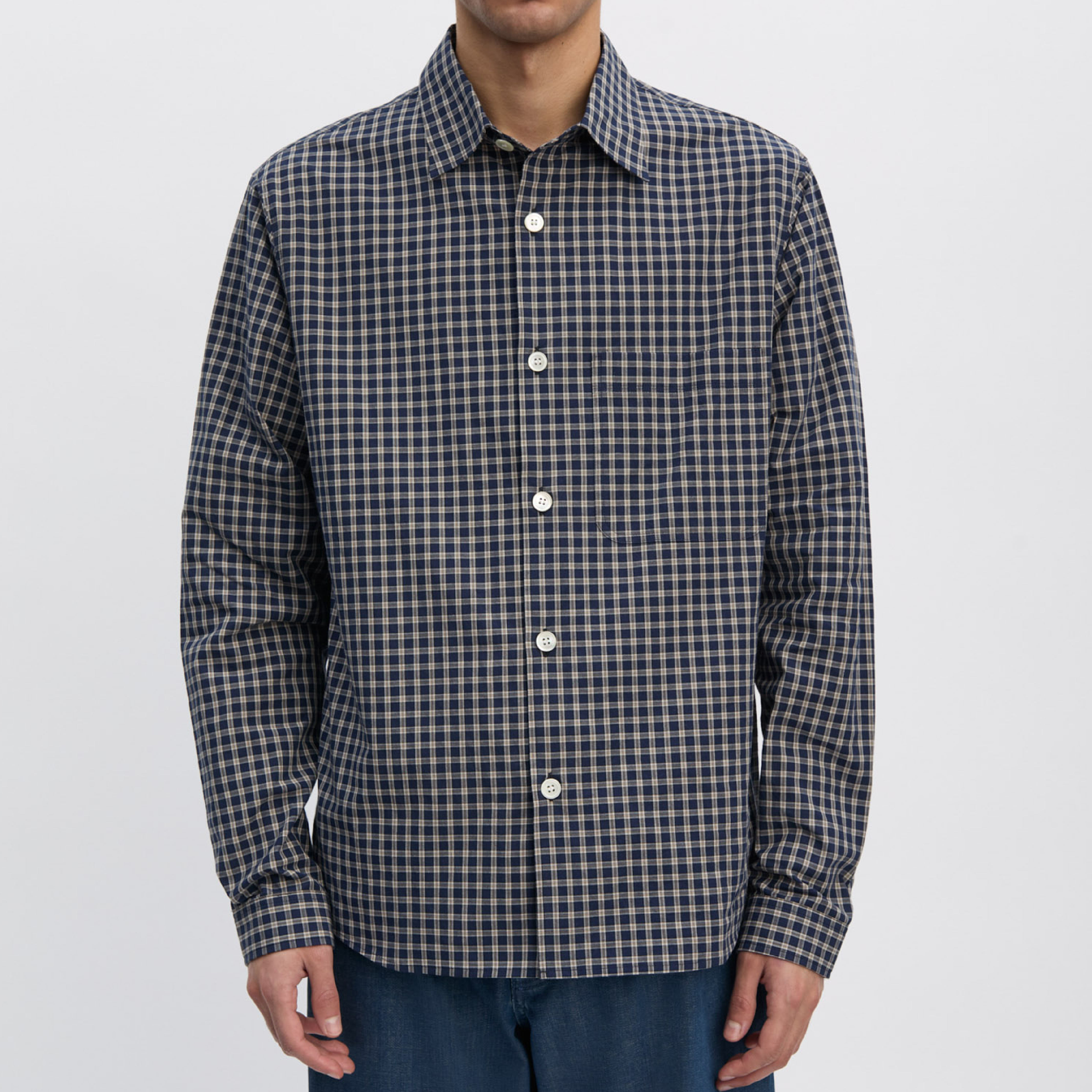Another Shirt 4.0 Japan, Blue/White Check