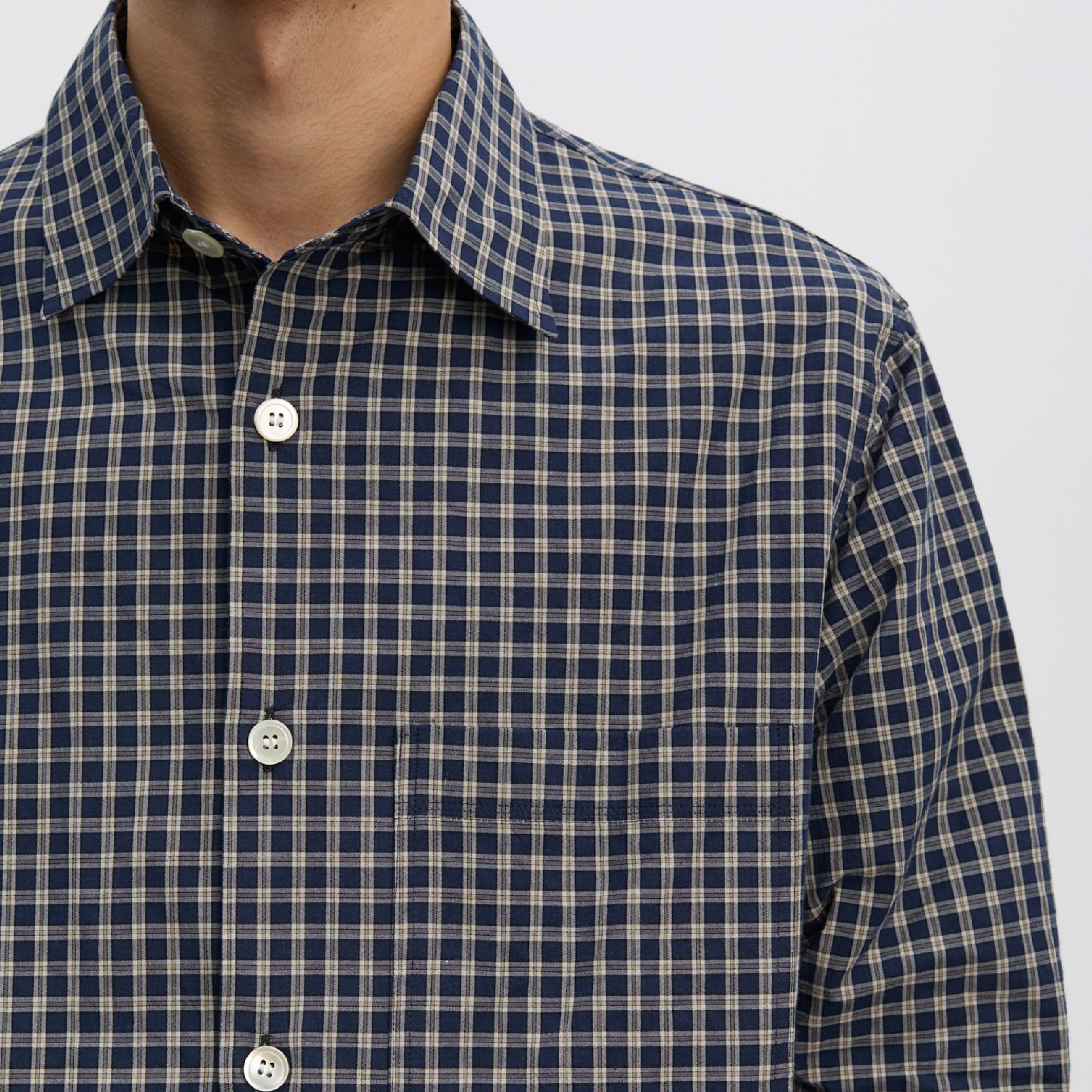 Another Shirt 4.0 Japan, Blue/White Check