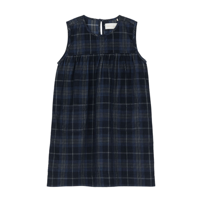 Barba Kjole, Dark Navy Check