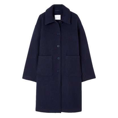 Bazybay Uld Frakke, Navy