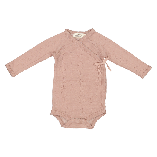 Belita Wool Pointelle Body, Burnt Rose