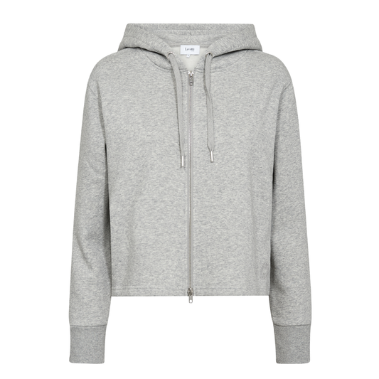 Nuka 9 Hættetrøje, Light Grey Melange
