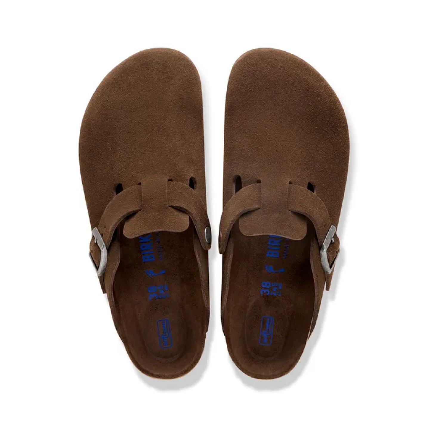 Boston Soft Footbed Suede Leather, Carafe Tonal