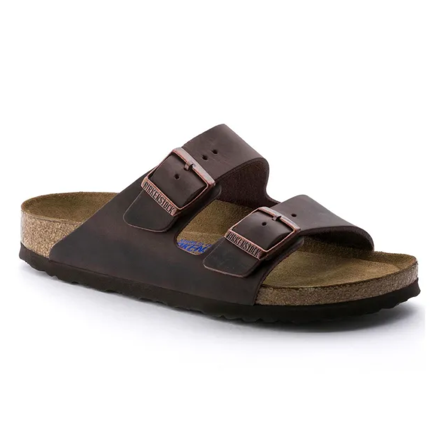 Arizona Soft Footbed Oiled Leather Sandaler, Habana