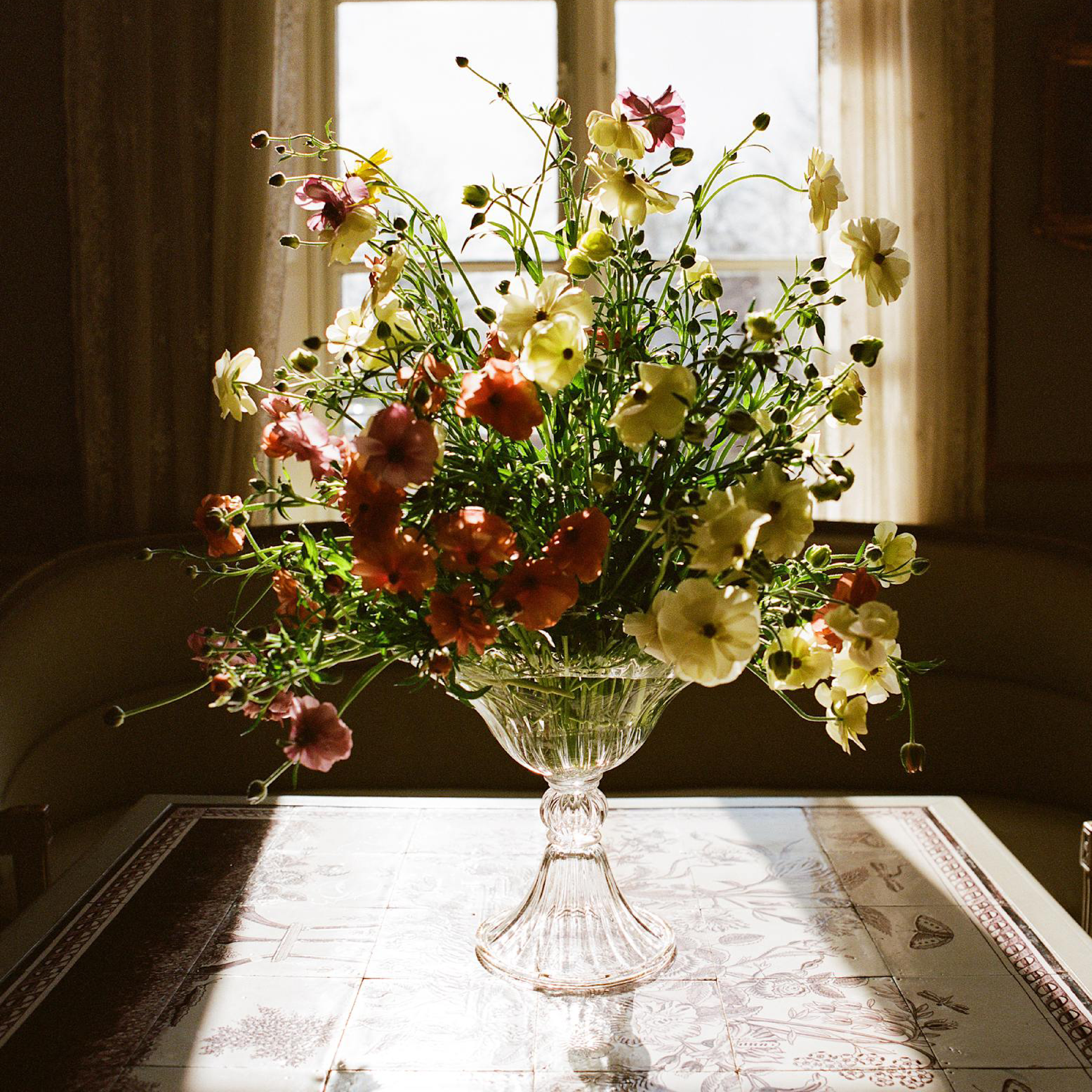Blixen Large Vase, Crystal Clear