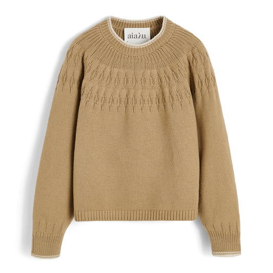 Flores Sweater, Fawn